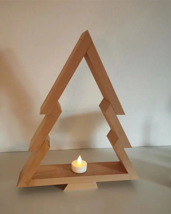 Juego de árboles de Navidad para decoración